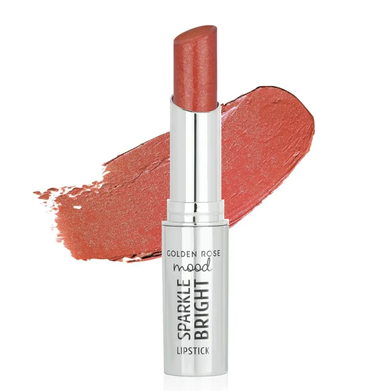 رژ لب گلدن رز مدل Mood Sparkle Bright رنگ Peach Glam شماره 152