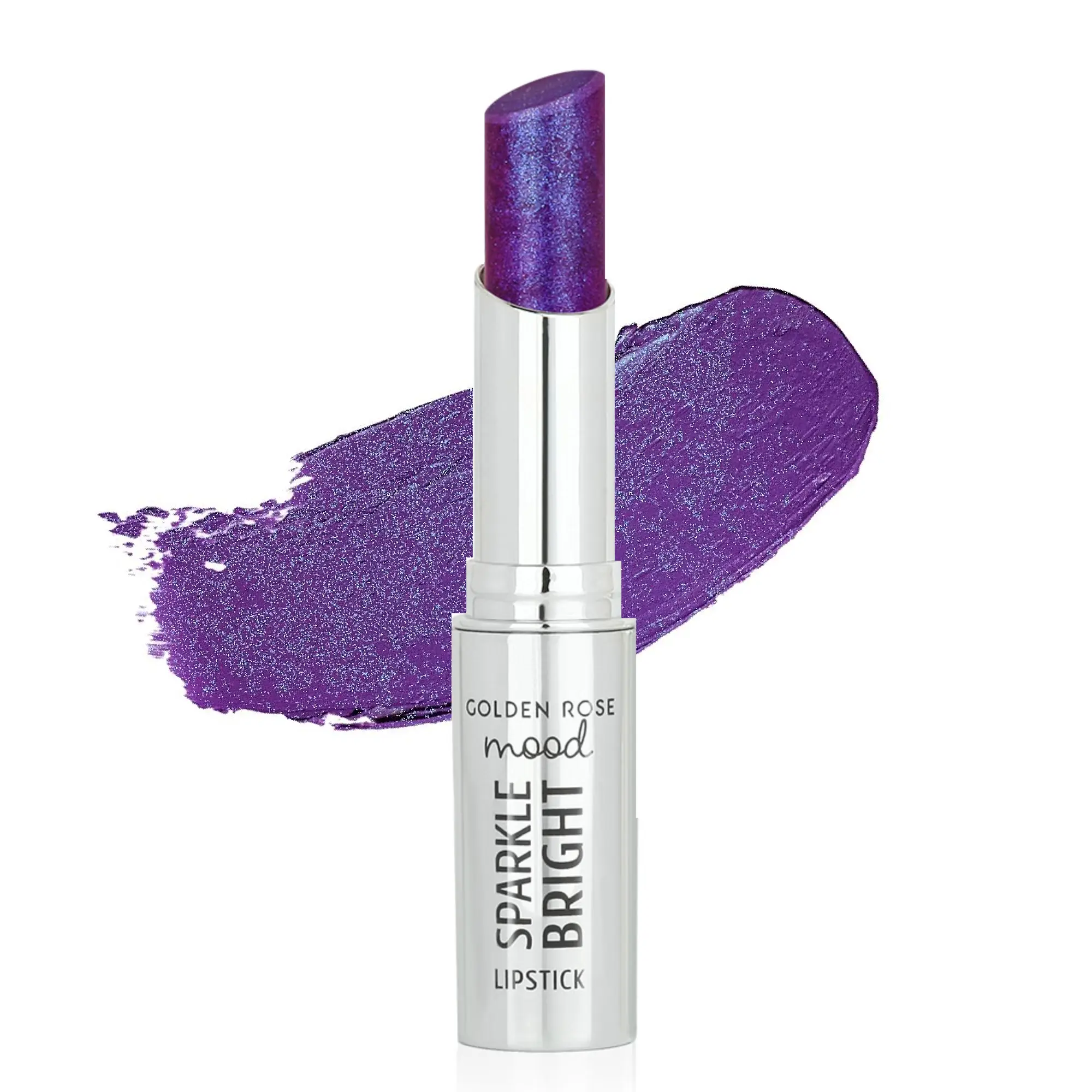 رژ لب گلدن رز مدل Mood Sparkle Bright رنگ Violet Fizz شماره 154 رژ لب گلدن رز مدل Mood Sparkle Bright رنگ Violet Fizz شماره 154