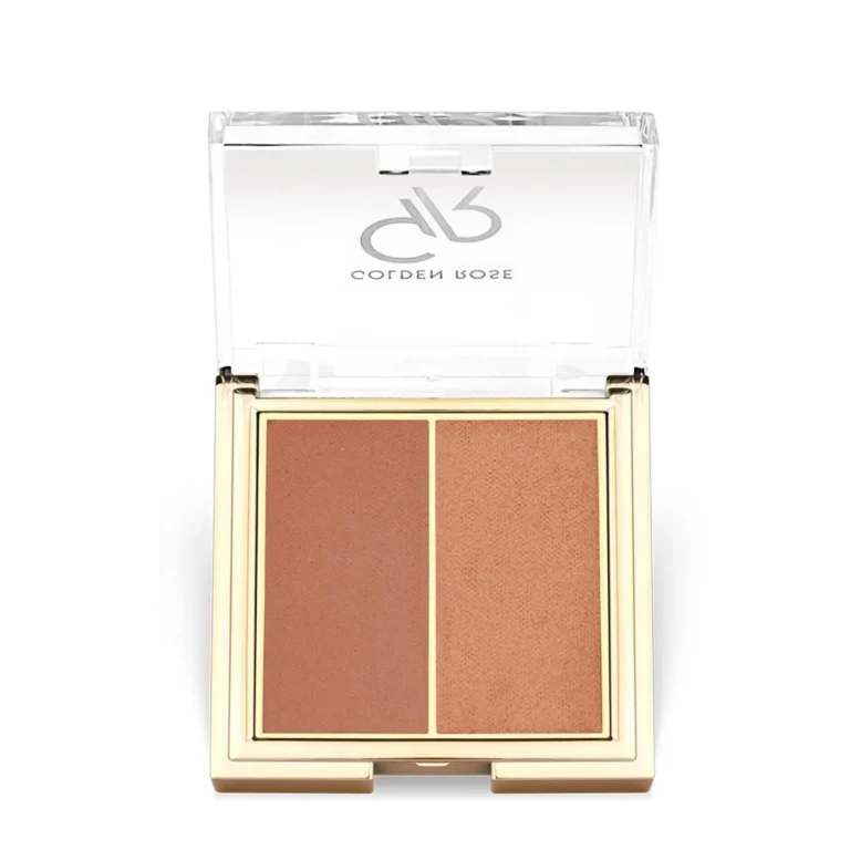 پالت رژگونه گلدن رز مدل Iconic Duo رنگ Warm Pearl شماره 05