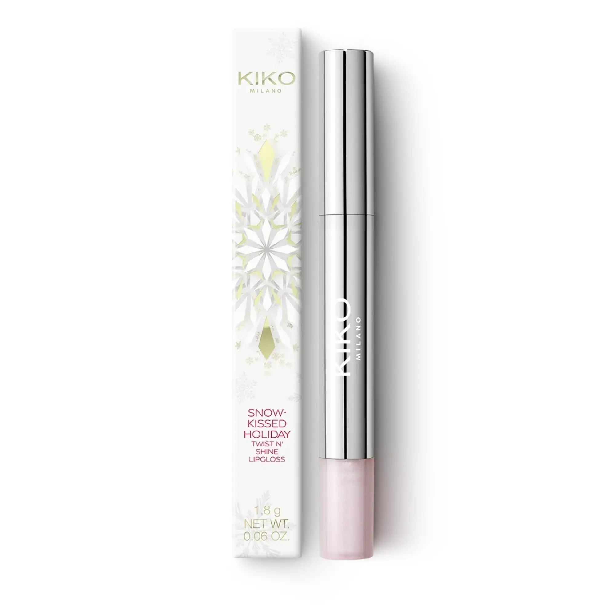 لیپ گلاس استیکی کیکو مدل Snow Kissed Holiday رنگ Northern Shimmer شماره 01
