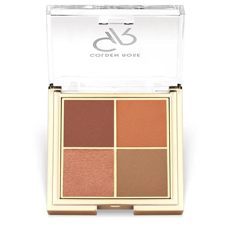 پالت سایه گلدن رز مدل Quattro رنگ Red Brick شماره 05