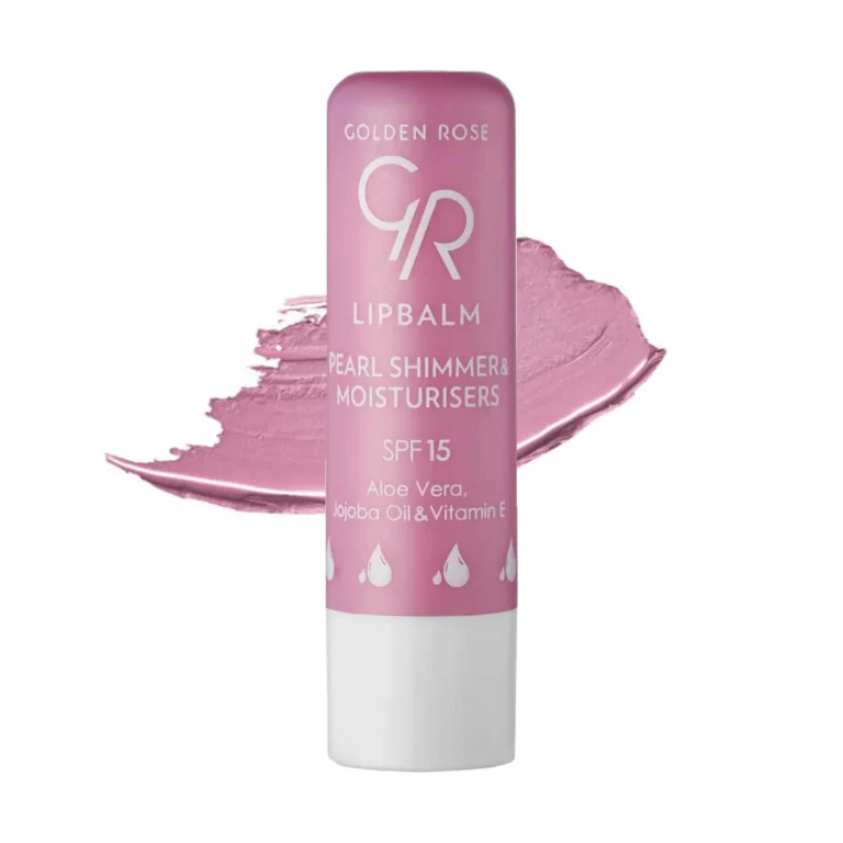 بالم لب گلدن رز مدل Pearl Shimmer