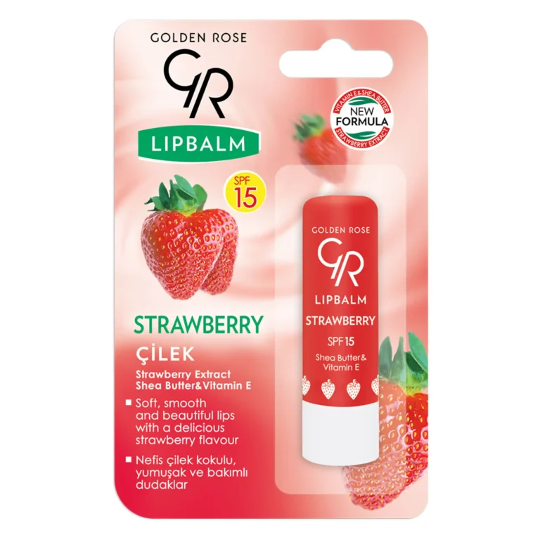بالم لب گلدن رز مدل Strawberry
