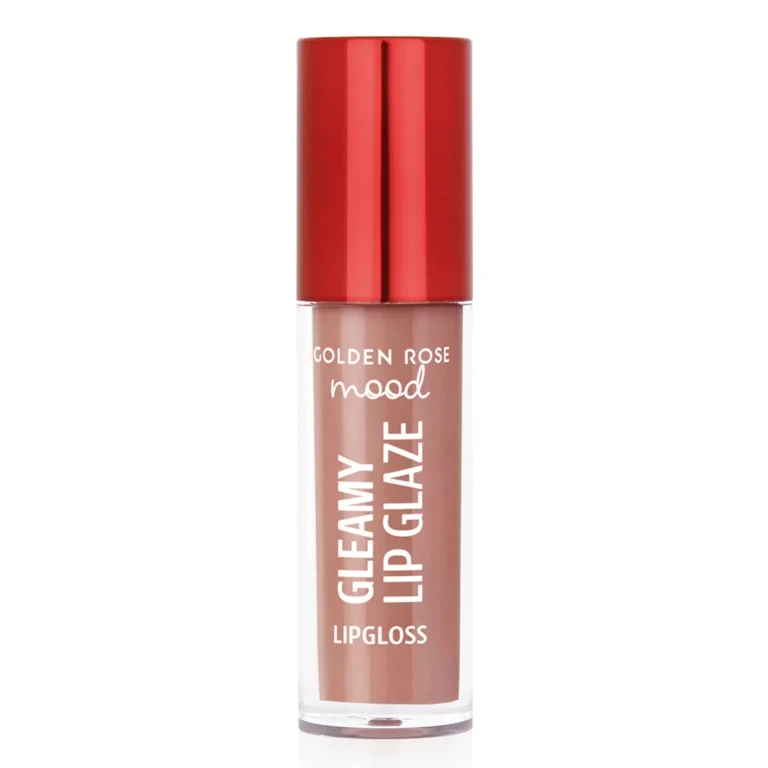 لیپ گلاس گلدن رز مدل Mood Gleamy Lip Glaze رنگ Nude Kiss شماره 201