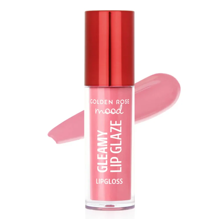لیپ گلاس گلدن رز مدل Mood Gleamy Lip Glaze رنگ Baby Pink شماره 204
