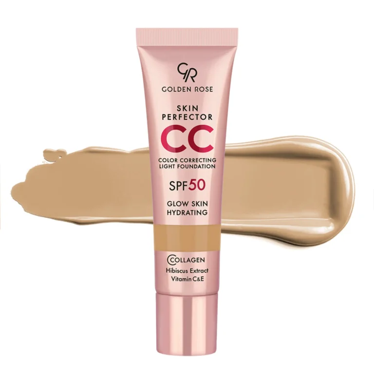 کرم پودر گلدن رز مدل Perfector رنگ Nude شماره 103