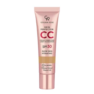 کرم پودر گلدن رز مدل Perfector رنگ Nude شماره 103