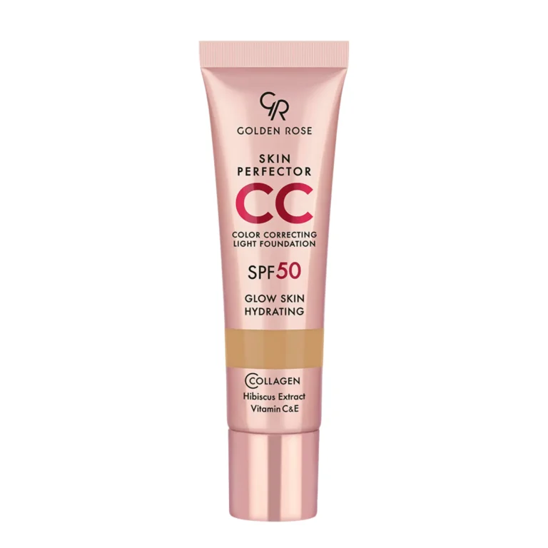 کرم پودر گلدن رز مدل Perfector رنگ Nude شماره 103