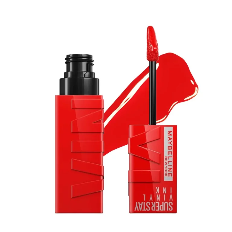 رژلب مایع میبلین مدل Vinyl Ink شماره 25 رنگ Red-Hot