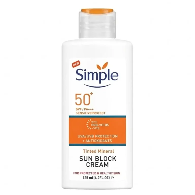 کرم ضد آفتاب سیمپل مدل Tinted Mineral با SPF 50 حجم 125ml